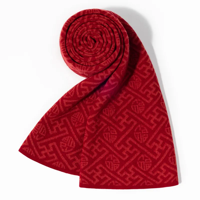 Shanghai Story 100% Sheep Wool Knit Scarves Unisex Multiple Colors-47