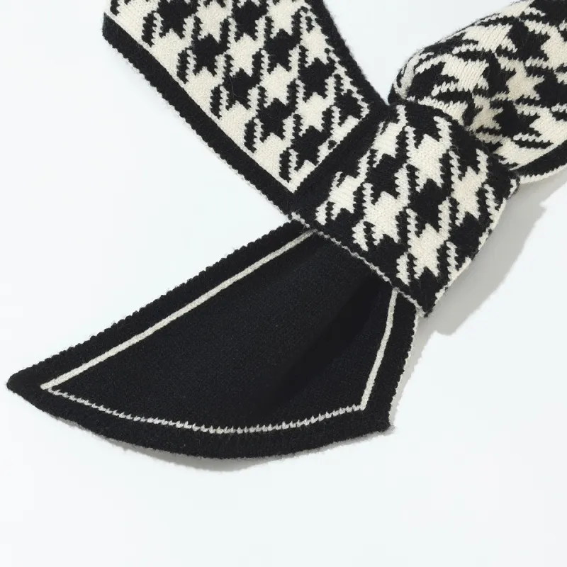 Shanghai Story Polyester Knit Scarves Women's-4