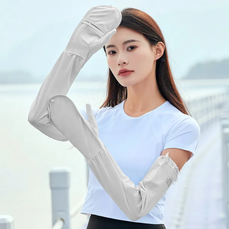 Shanghai Story Polyester, Elastane Sun Protection Sleeves Women's-5
