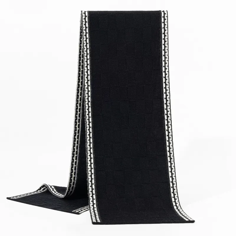 Shanghai Story 100% Sheep Wool Knit Scarves Unisex Multiple Colors-9