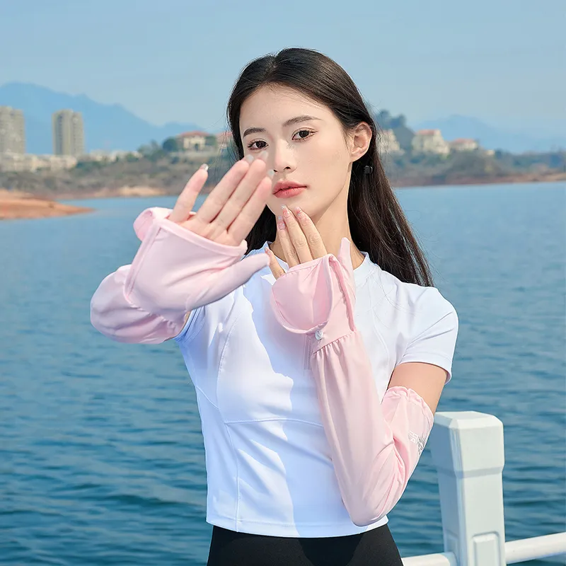 Shanghai Story Polyester, Elastane Sun Protection Sleeves Women's-23