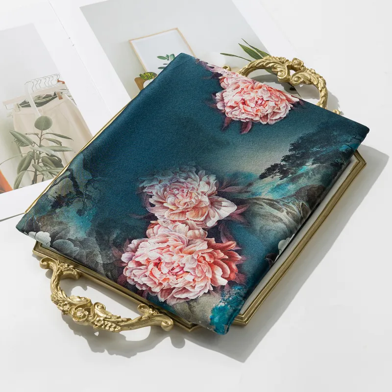 Shanghai Story 100% Mulberry Silk Scarves Women's Enchanted Dreams, Gift Box Set-60