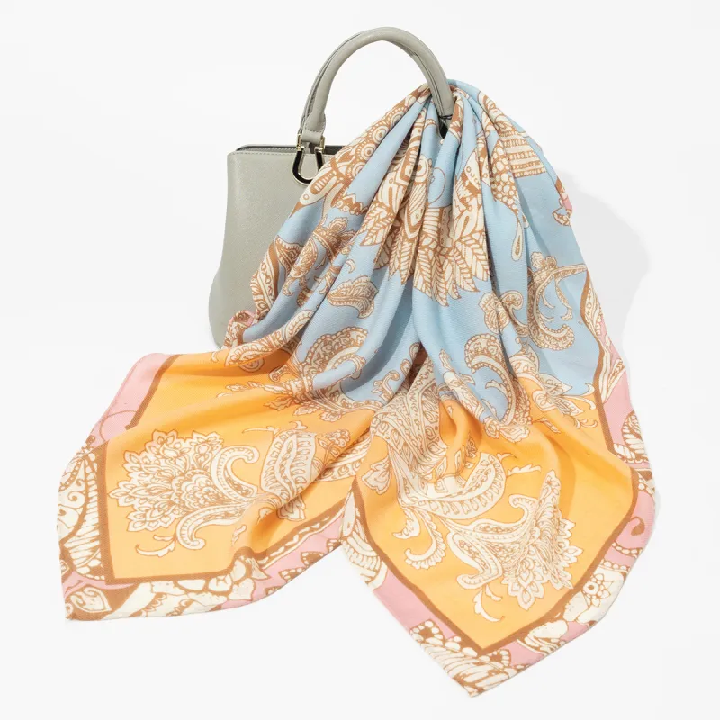 Shanghai Story Sheep Wool Knit Scarves Women's 6 Colors Available For Selection-2