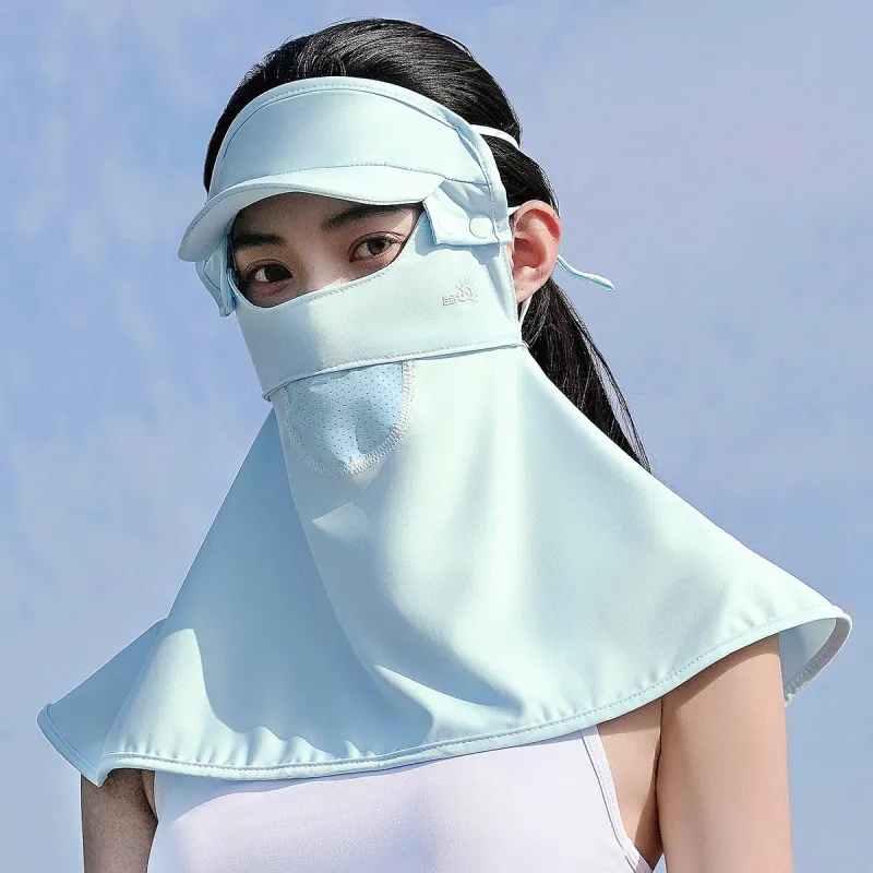 Shanghai Story 87% Polyester, 13% Elastane Sun Protection Masks Women's-5