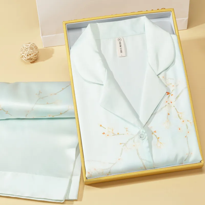 Shanghai Story Pajama Set Women's Aqua Green-6