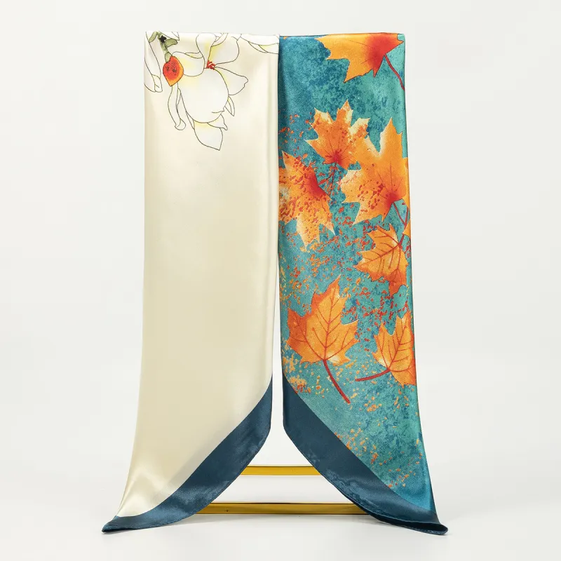 Shanghai Story 100% Polyester Silk Scarves Women's-58