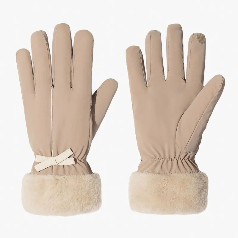 Shanghai Story Polyester Knit Gloves Women's-1