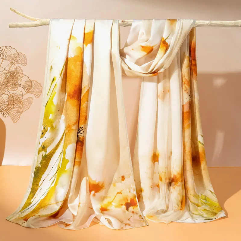 Shanghai Story 100% Mulberry Silk Scarves Women's Enchanted Dreams, Gift Box Set-1