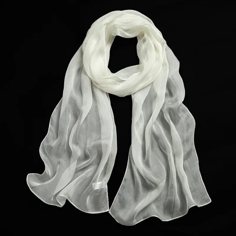 Shanghai Story 100% Mulberry Silk Silk Scarves Women's-7