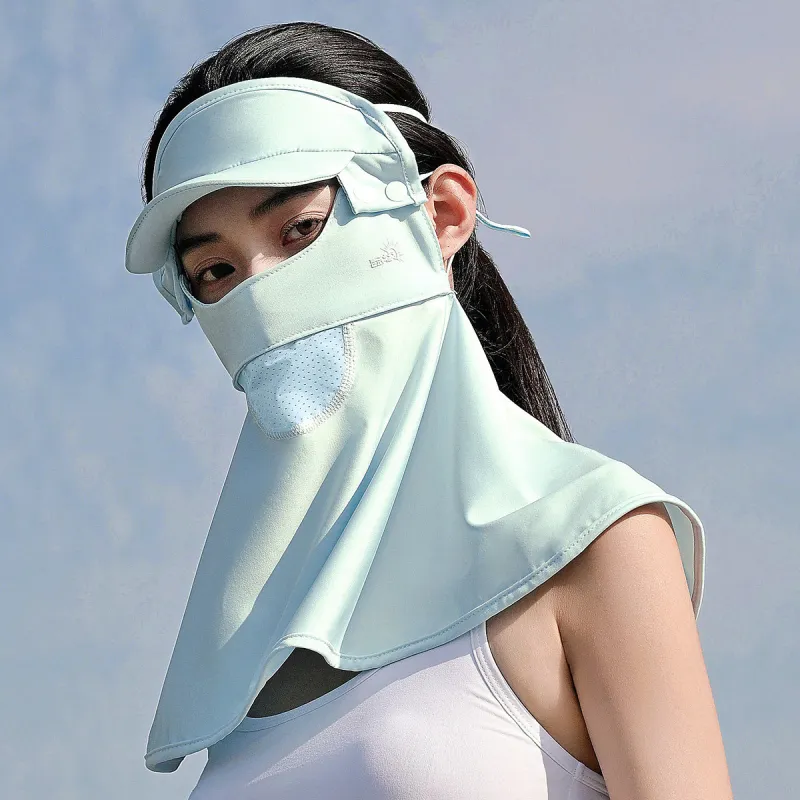Shanghai Story 87% Polyester, 13% Elastane Sun Protection Masks Women's-4
