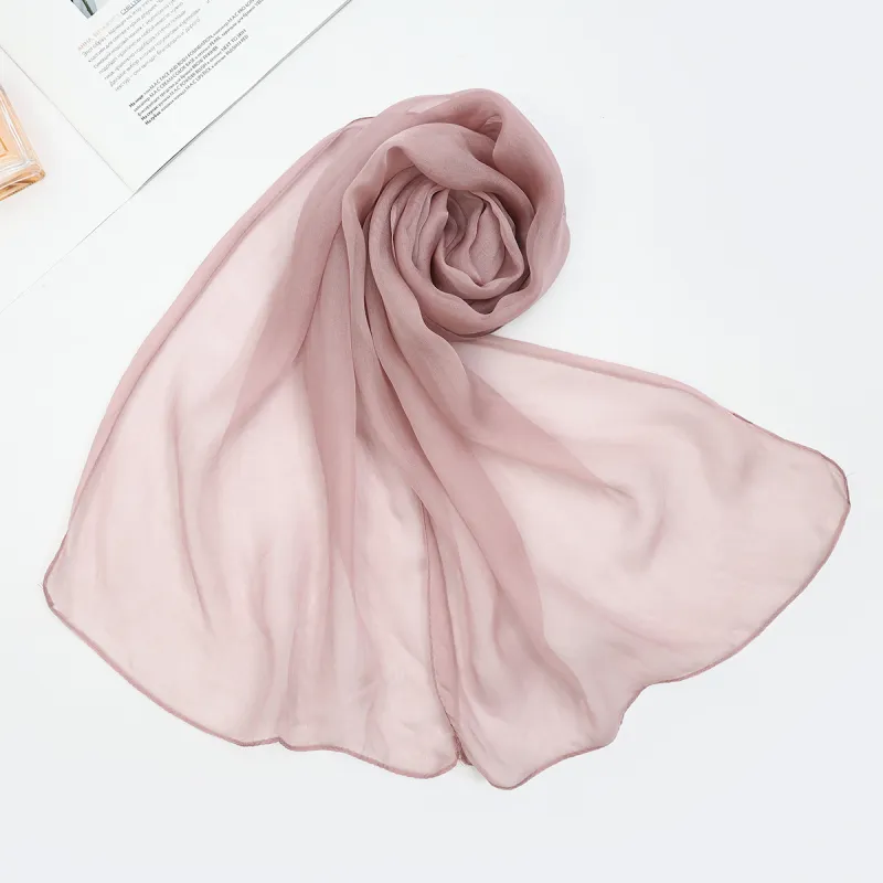 Shanghai Story 100% Mulberry Silk Silk Scarves Women's-25