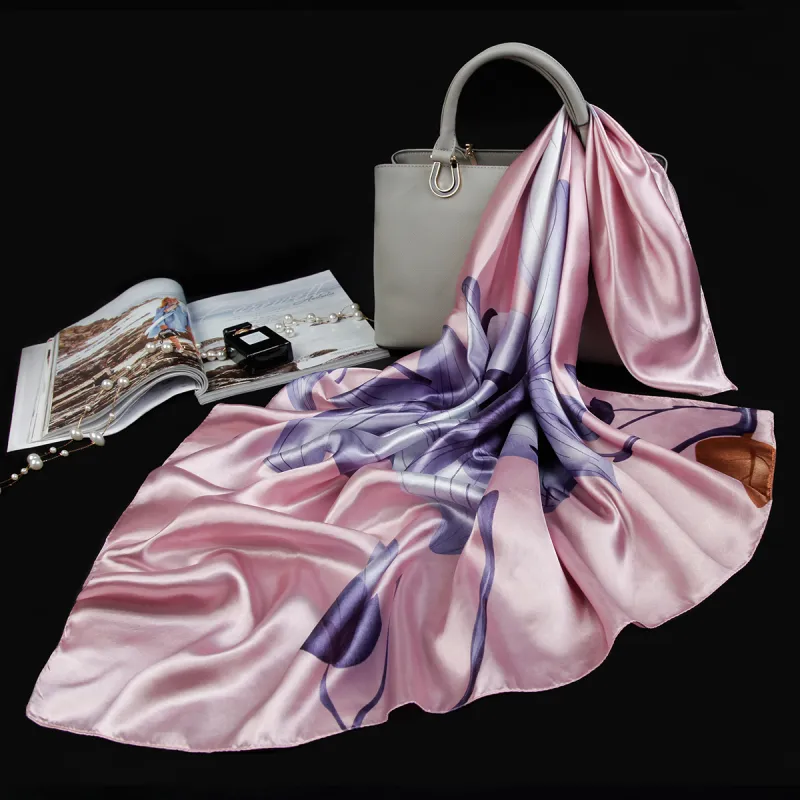 Shanghai Story 100% Polyester Silk Scarves Women's-105