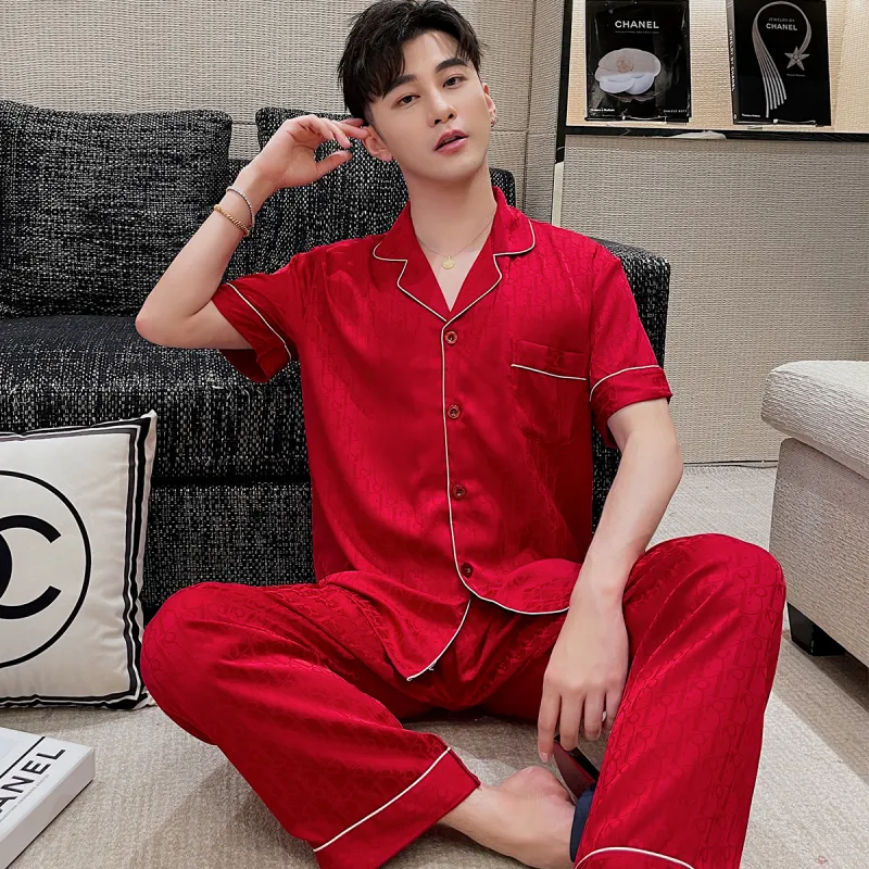Shanghai Story Pajama Set Unisex Red-8