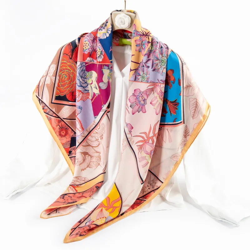 Shanghai Story 100% Mulberry Silk Silk Scarves Women's-10