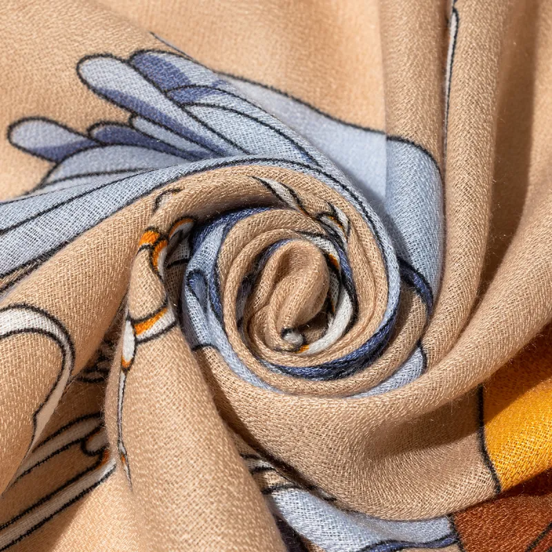 Shanghai Story 100% Polyester Knit Scarves Women's-16