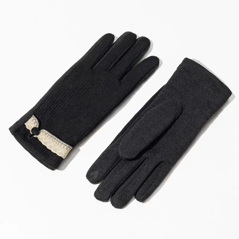 Shanghai Story Blend Knit Gloves Women's Available In 5 Colors-10