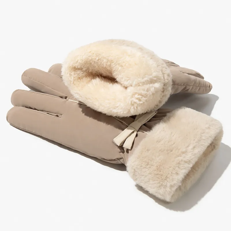 Shanghai Story Polyester Knit Gloves Women's-4