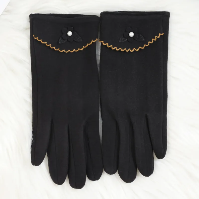 Shanghai Story Polyester Knit Gloves Women's-3