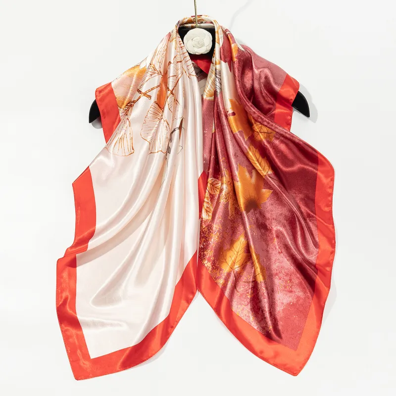 Shanghai Story 100% Polyester Silk Scarves Women's-62