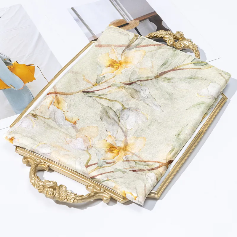 Shanghai Story 100% Mulberry Silk Scarves Women's Spring Song Like A Dream Gift Box Set-28