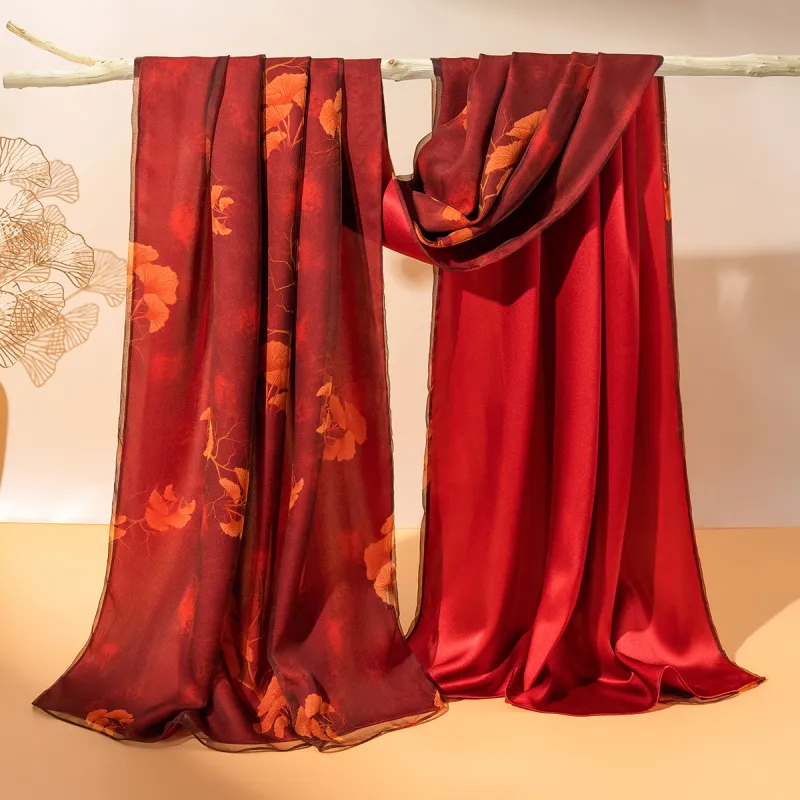 Shanghai Story 100% Mulberry Silk Scarves Women's Enchanted Dreams, Gift Box Set-9