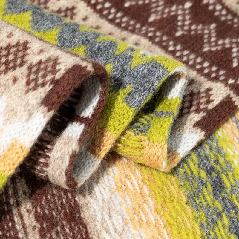 Shanghai Story Sheep Wool Knit Scarves Unisex-4