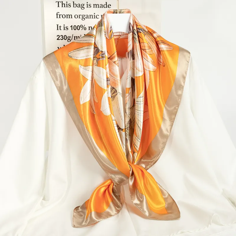 Shanghai Story 100% Polyester Silk Scarves Women's-94