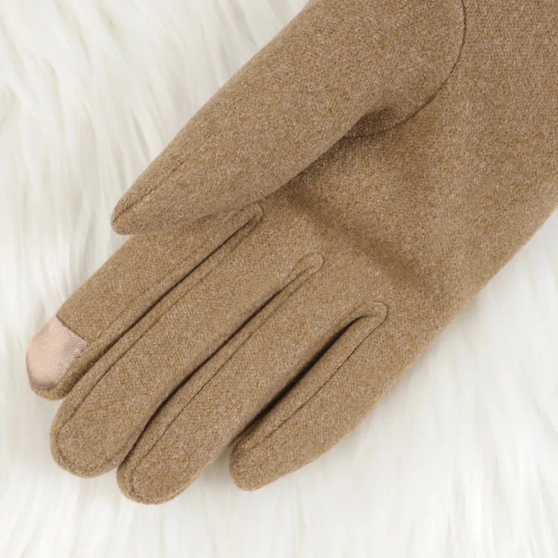 Shanghai Story Polyester Knit Gloves Women's-17