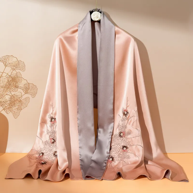 Shanghai Story 100% Mulberry Silk Silk Scarves Women's Silk Harmony Galaxy Gift Box Set-2