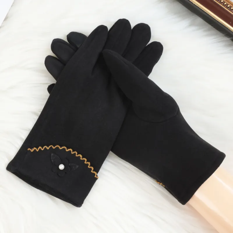 Shanghai Story Polyester Knit Gloves Women's-2