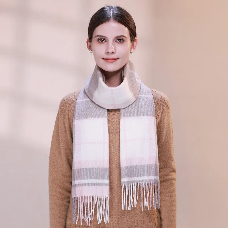 Shanghai Story Sheep Wool Knit Scarves Unisex-45