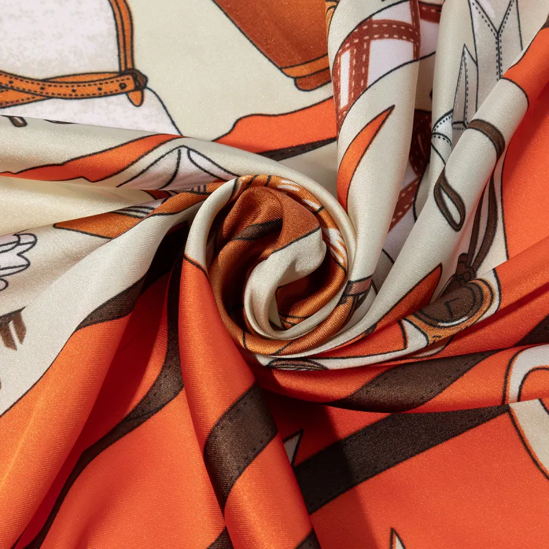 Shanghai Story 100% Polyester Silk Scarves Women's-78