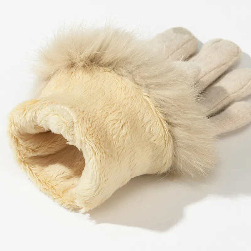Shanghai Story Wool Blend Knit Gloves Women's 5 Colors-25