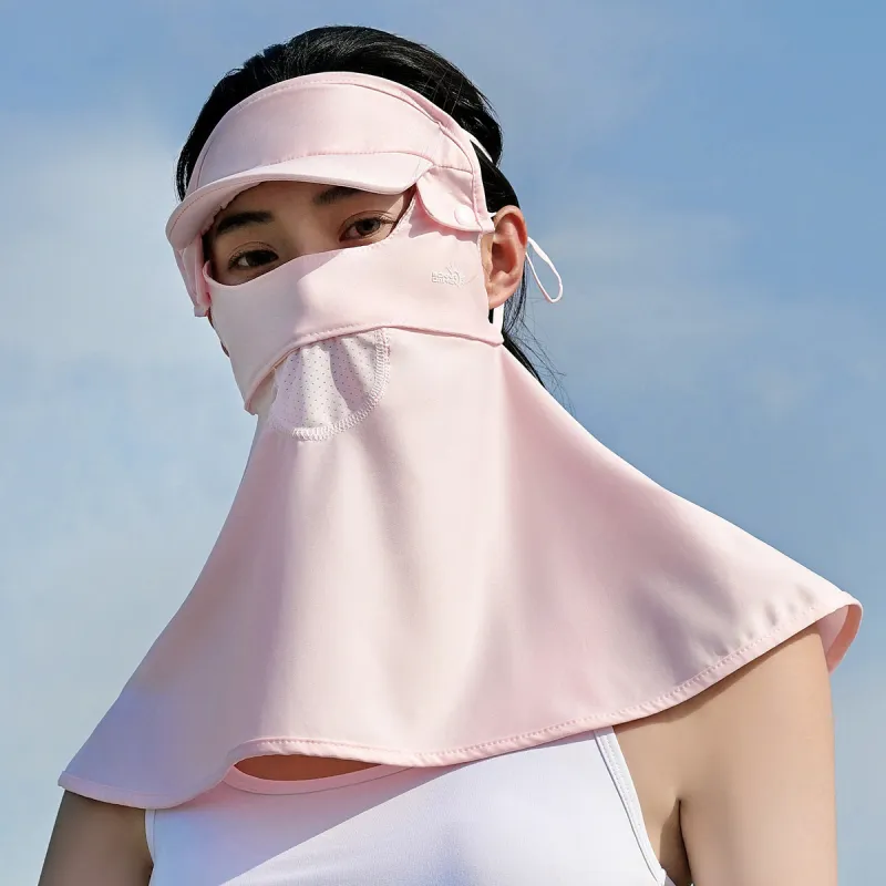 Shanghai Story 87% Polyester, 13% Elastane Sun Protection Masks Women's-11