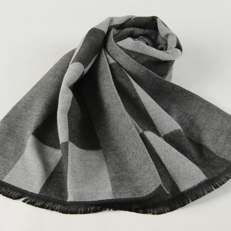Shanghai Story Polyester Knit Scarves Men's-15