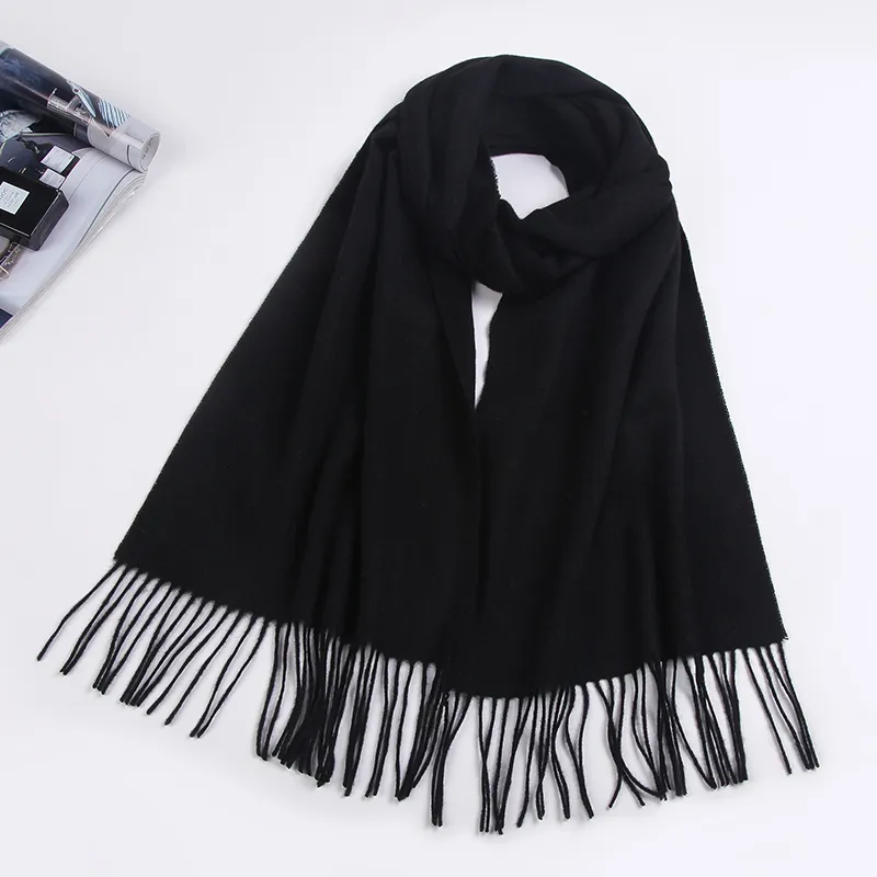 Shanghai Story Sheep Wool Knit Scarves Unisex-18