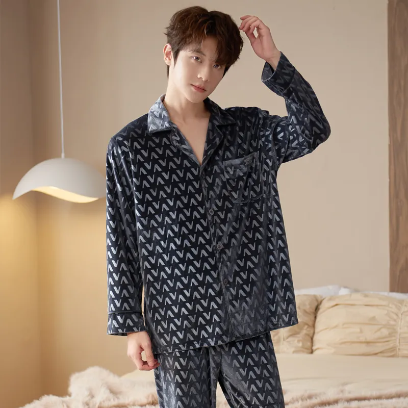 Shanghai Story Pajama Set Men's 2 Piece Set-4