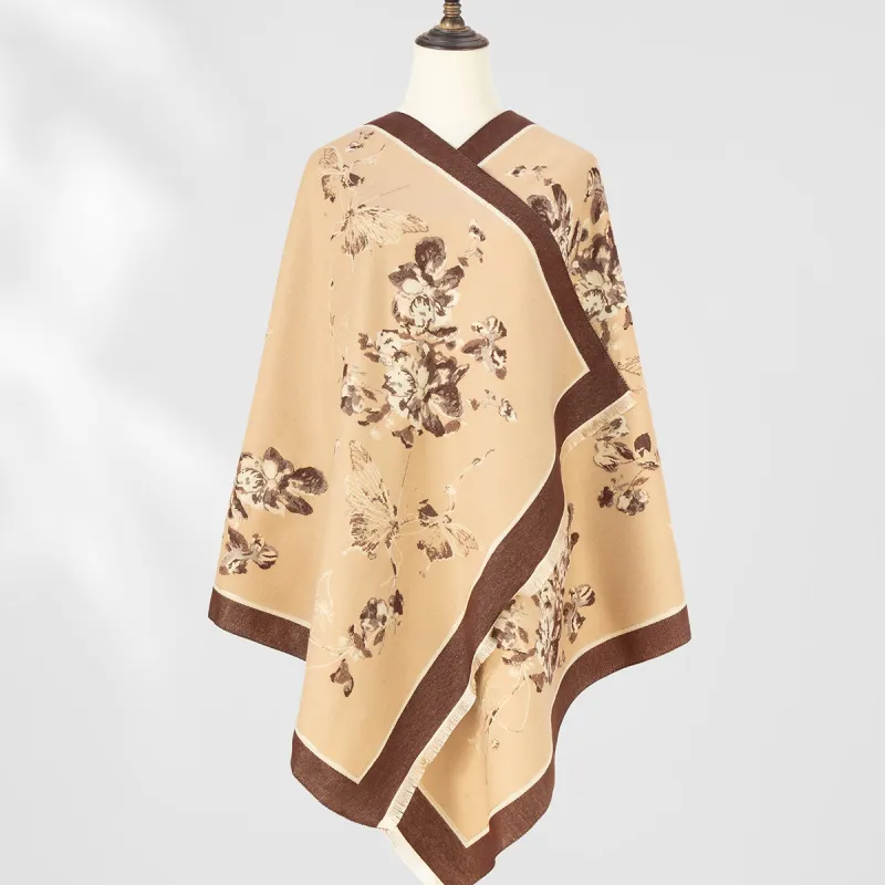 Shanghai Story Polyester Knit Scarves Women's-49