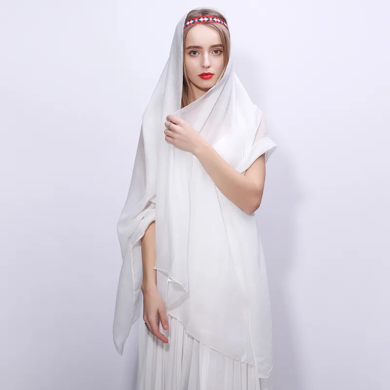 Shanghai Story Polyester Knit Scarves Women's-20
