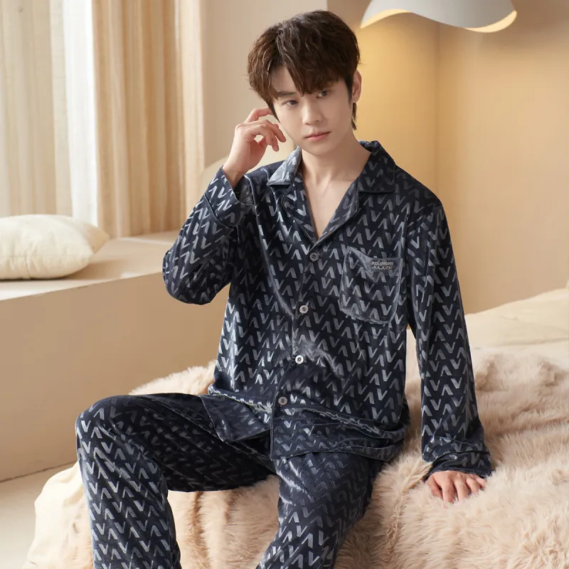 Shanghai Story Pajama Set Men's 2 Piece Set-6