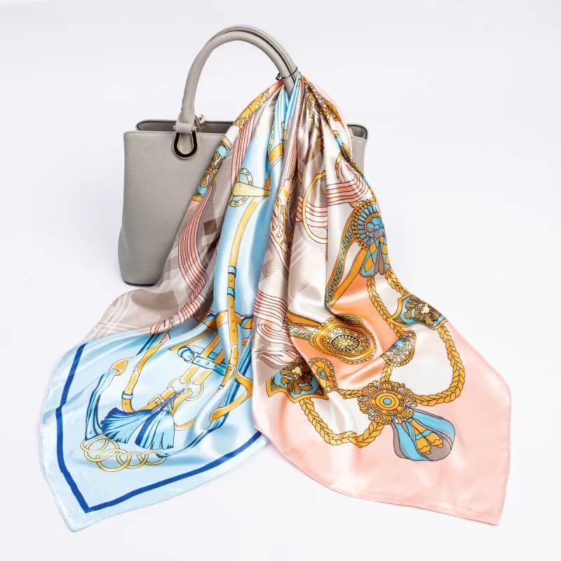 Shanghai Story 100% Polyester Silk Scarves Women's-39