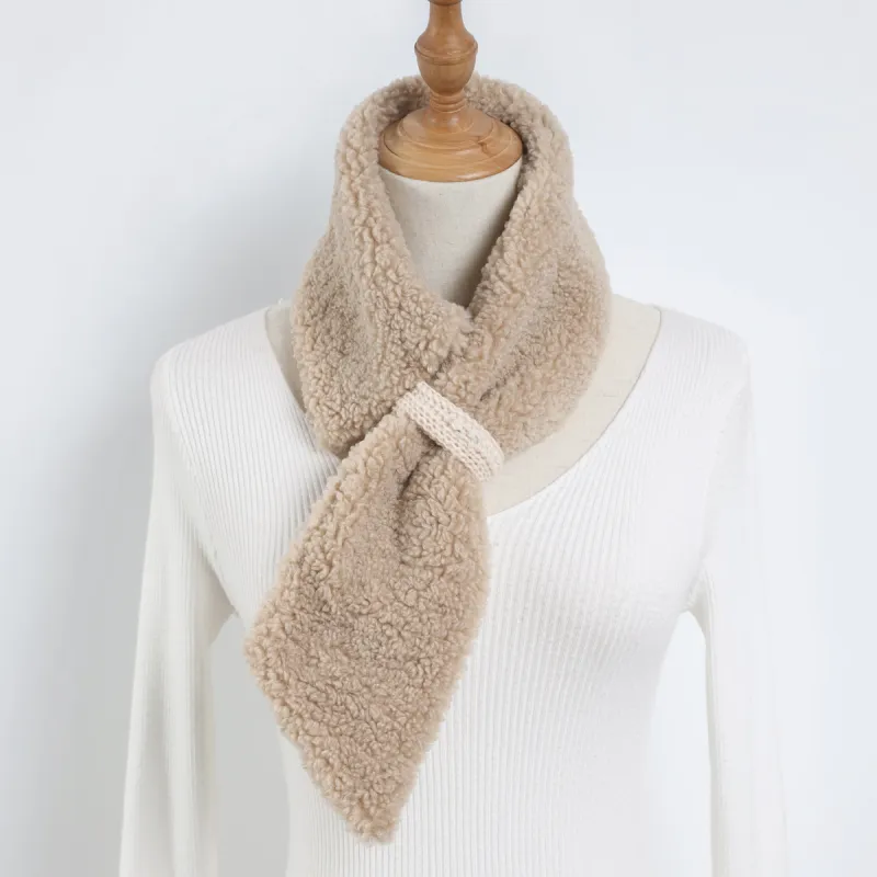 Shanghai Story Polyester Knit Scarves Women's-1