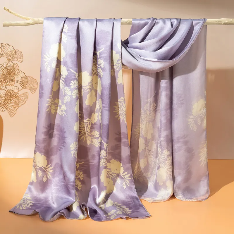 Shanghai Story 100% Mulberry Silk Scarves Women's Enchanted Dreams, Gift Box Set-37