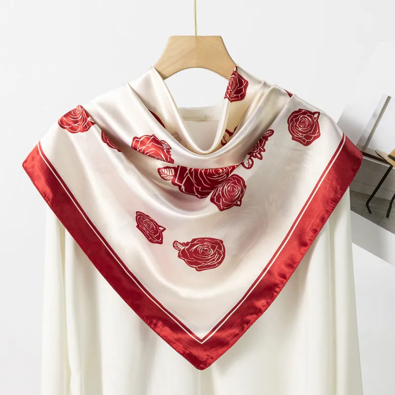 Shanghai Story 100% Polyester Silk Scarves Women's-69