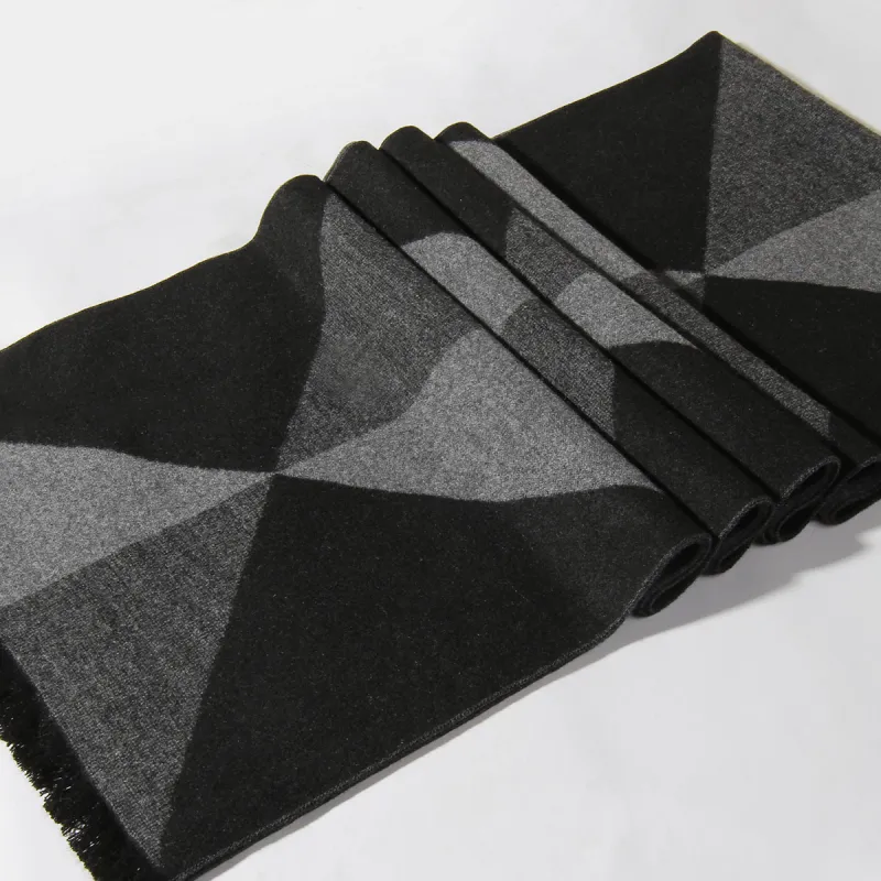 Shanghai Story Polyester Knit Scarves Men's-44