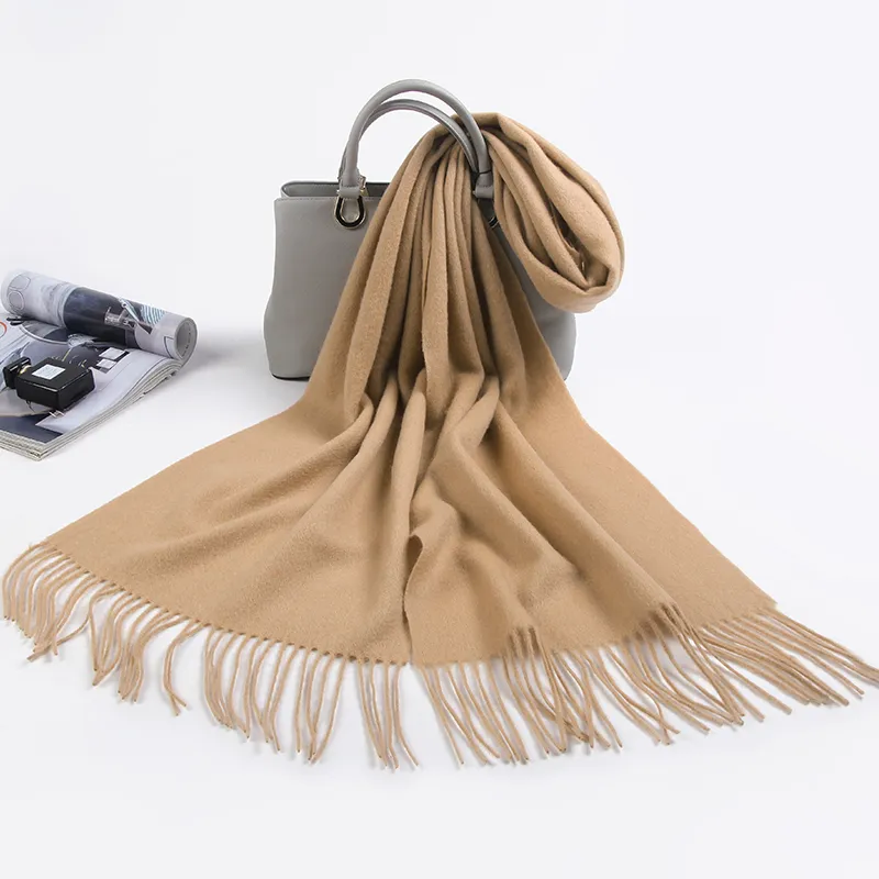Shanghai Story Sheep Wool Knit Scarves Unisex-12