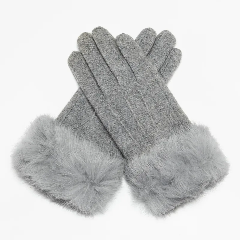 Shanghai Story Wool Blend Knit Gloves Women's 5 Colors-15