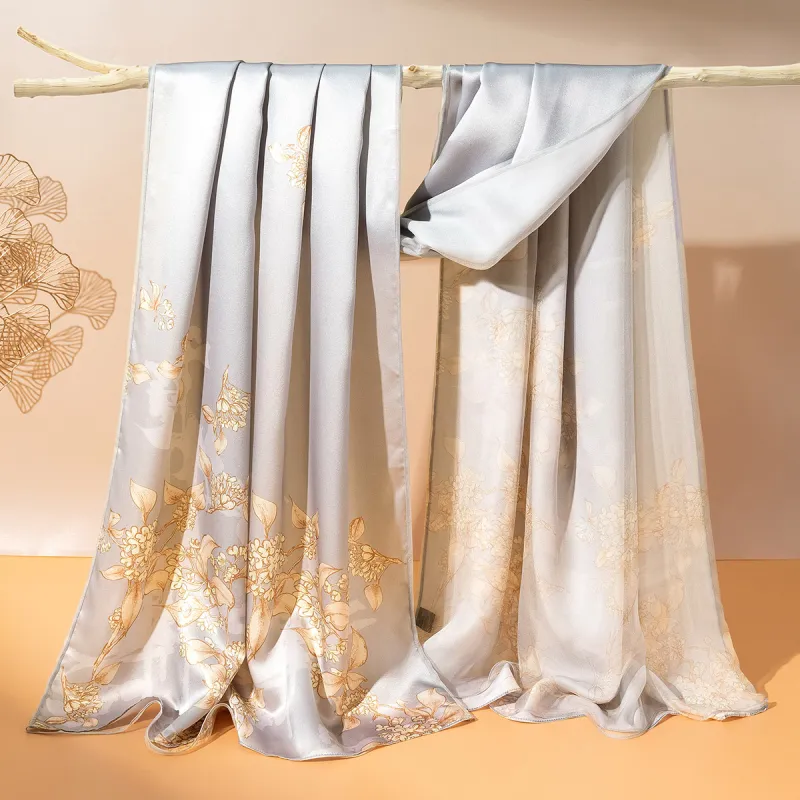 Shanghai Story 100% Mulberry Silk Scarves Women's Enchanted Dreams, Gift Box Set-25