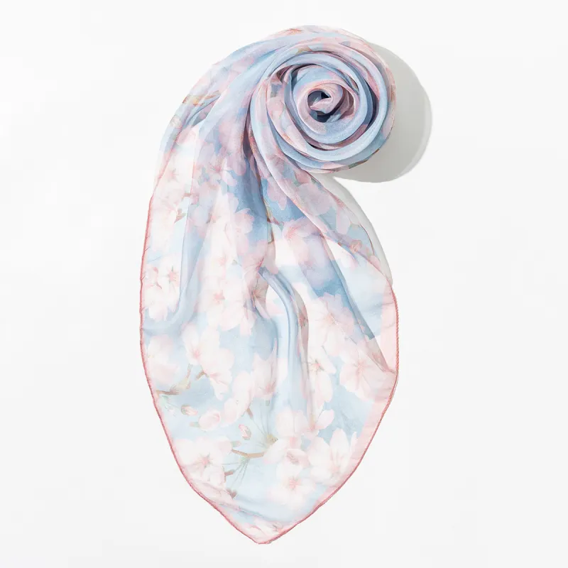 Shanghai Story 100% Mulberry Silk Scarves Women's Spring Song Like A Dream Gift Box Set-1