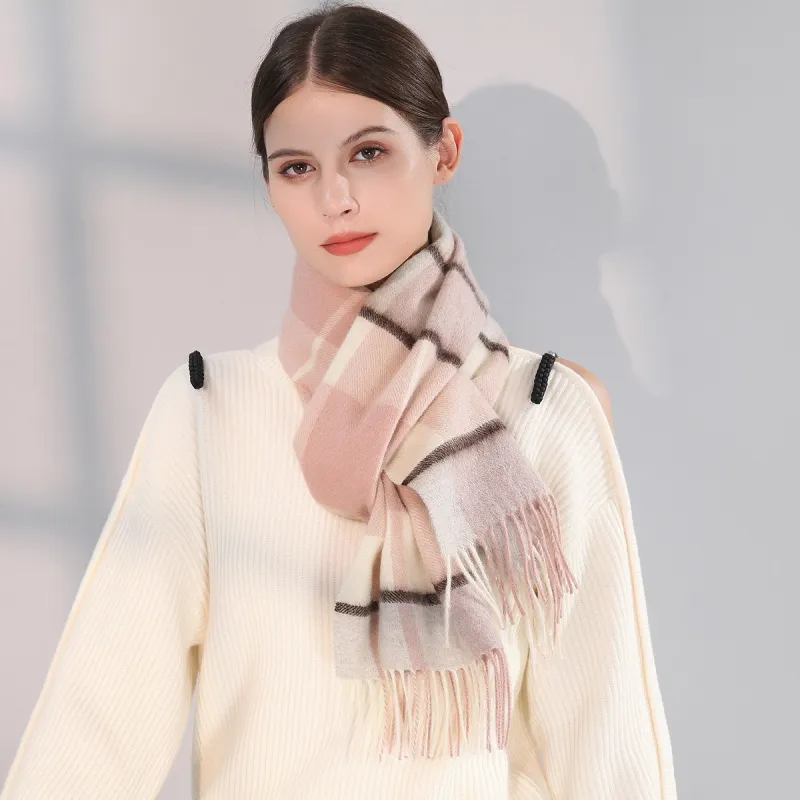 Shanghai Story Sheep Wool Knit Scarves Unisex-4